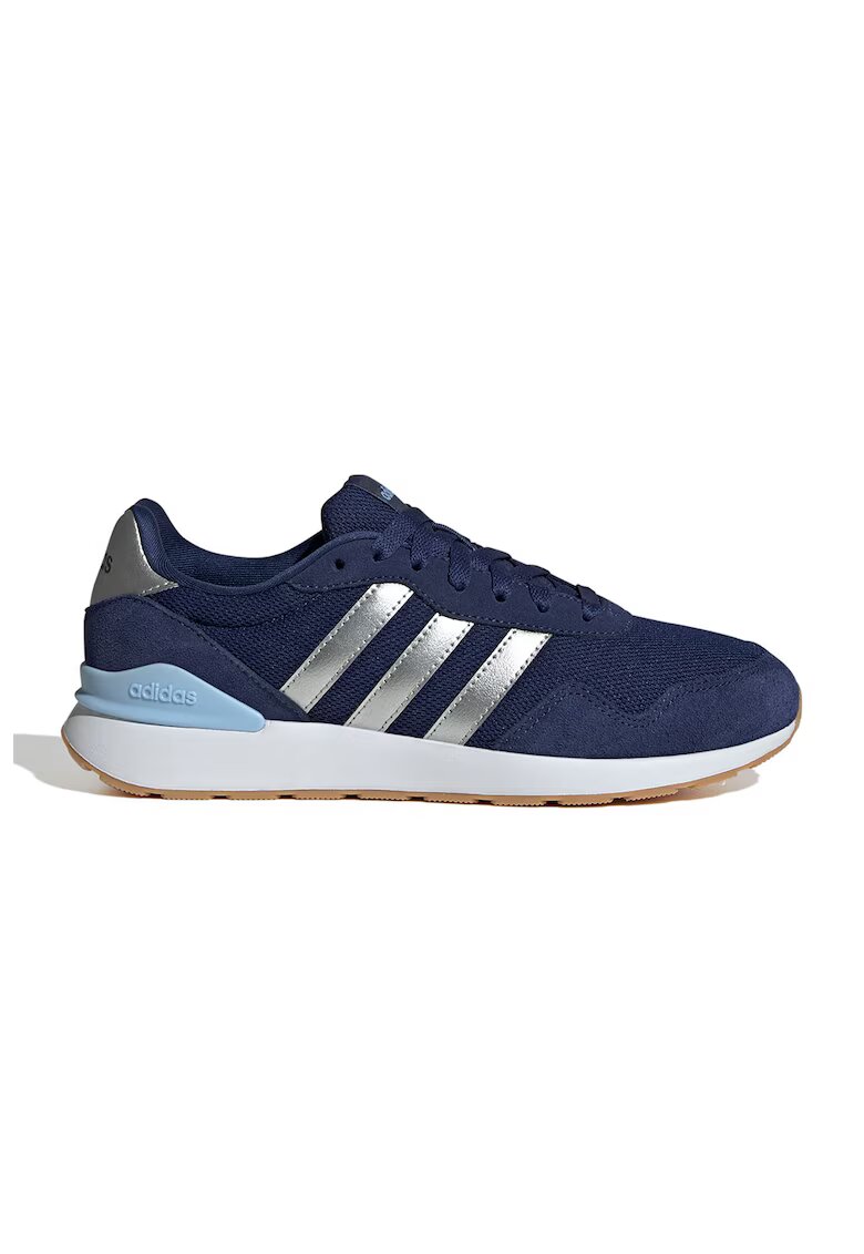 adidas Sportswear Спортни обувки Run 60s с велур - Сребрист/Тъмносин