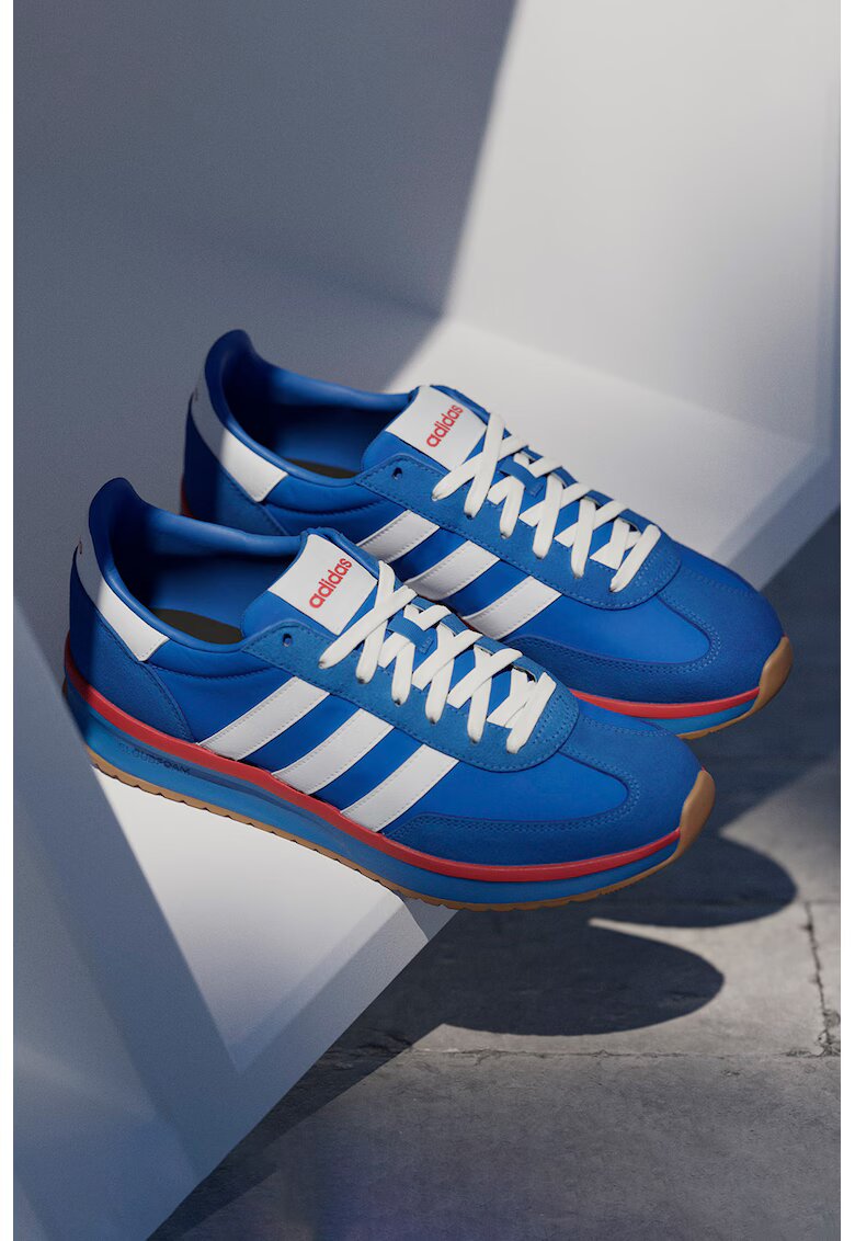adidas Sportswear Спортни обувки Run 70s с велур - Кралско Синьо/Бял