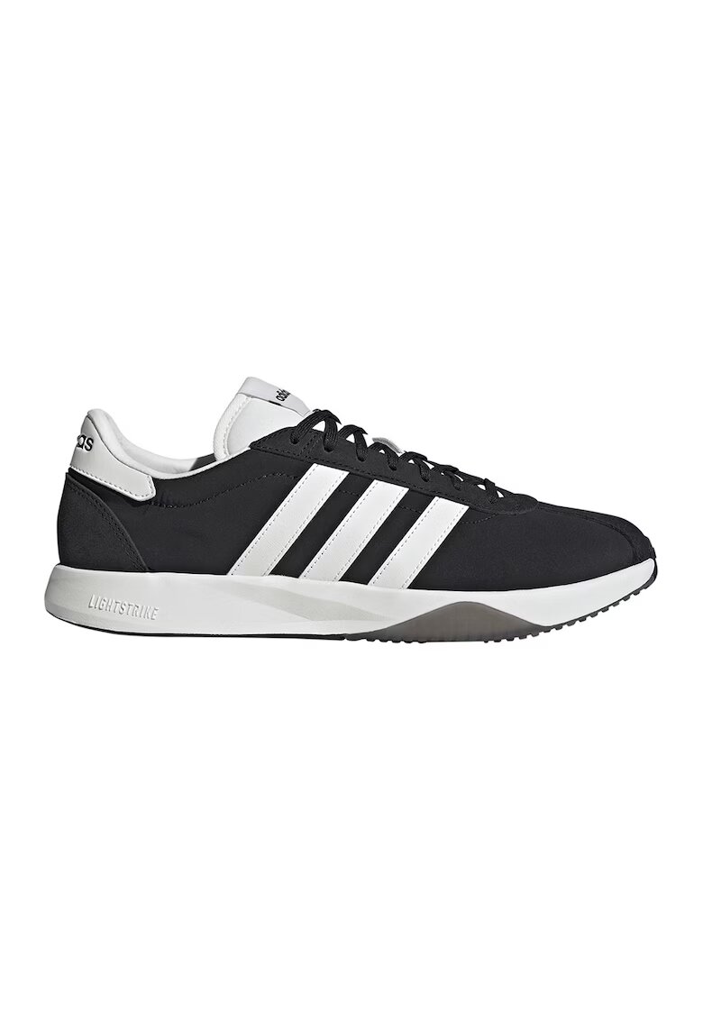adidas Sportswear Спортни обувки Run с велур - Черен/Бял