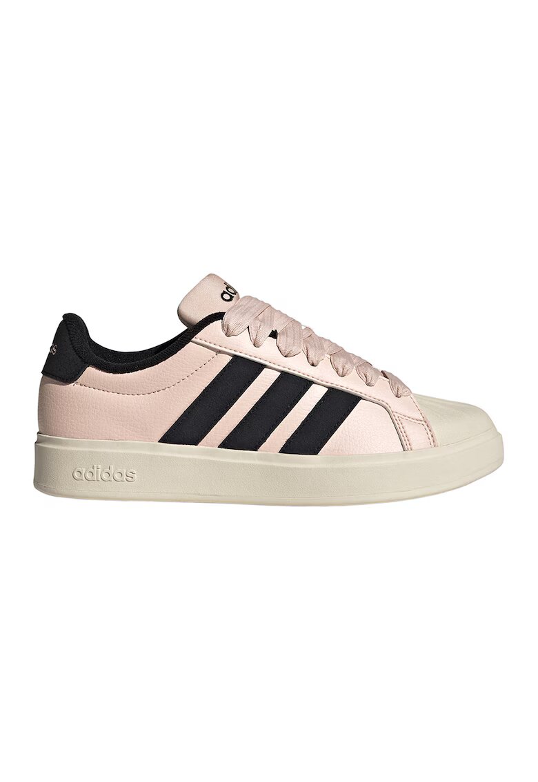 adidas Sportswear Спортни обувки Steeltalk от еко кожа - Черен/Пастелнорозов