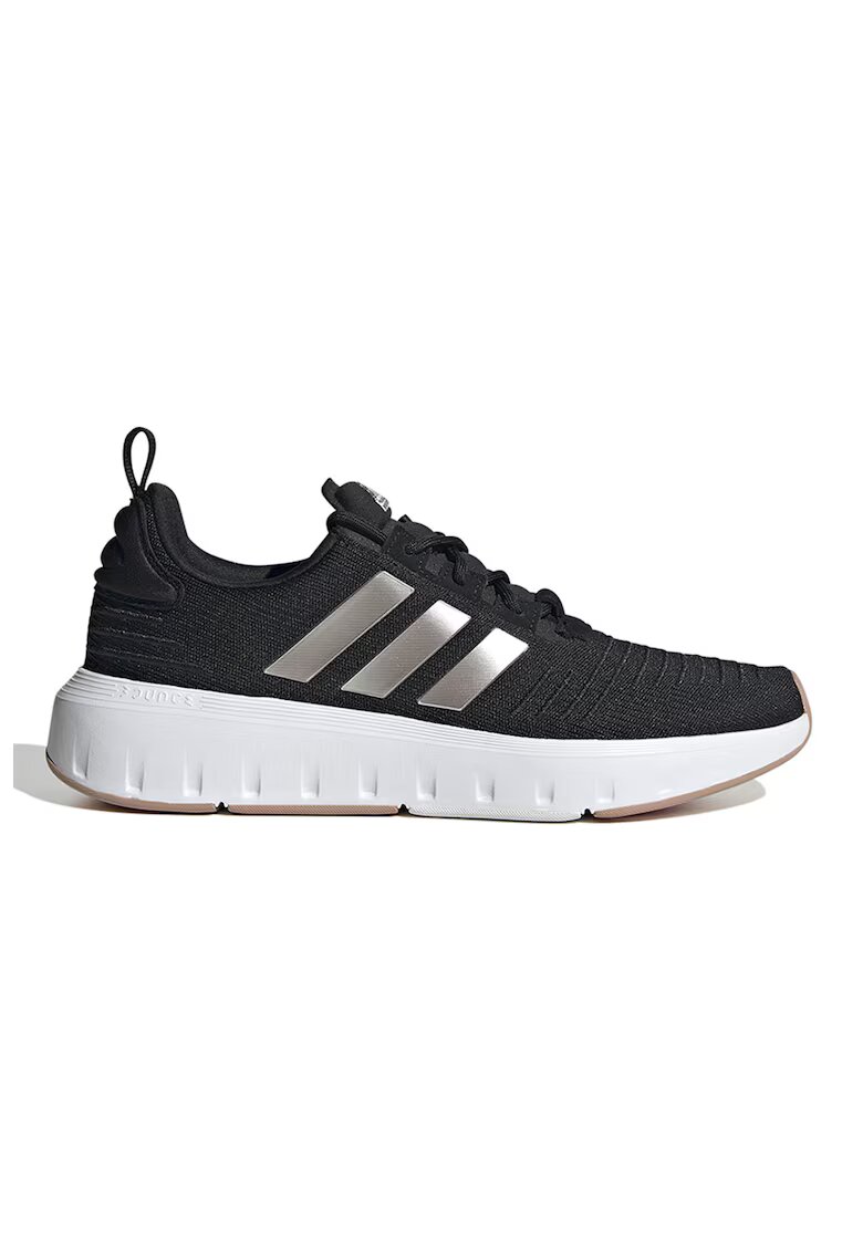 adidas Sportswear Спортни обувки Swift Run с лого - Черен/Сребрист
