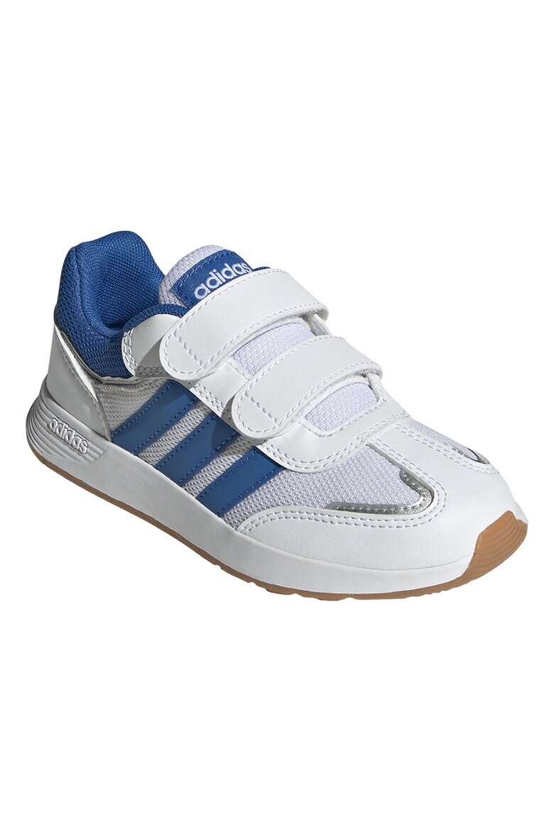 adidas Sportswear Спортни обувки Tensaur от еко кожа с велкро Бял/Кралско Синьо