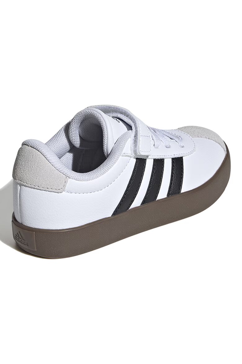 adidas Sportswear Спортни обувки VL Court 3.0 от кожа и велур Бял