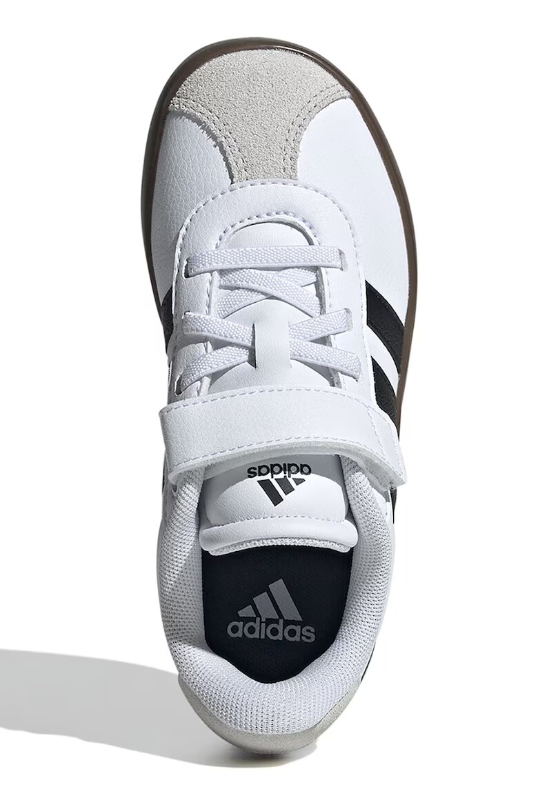 adidas Sportswear Спортни обувки VL Court 3.0 от кожа и велур Бял