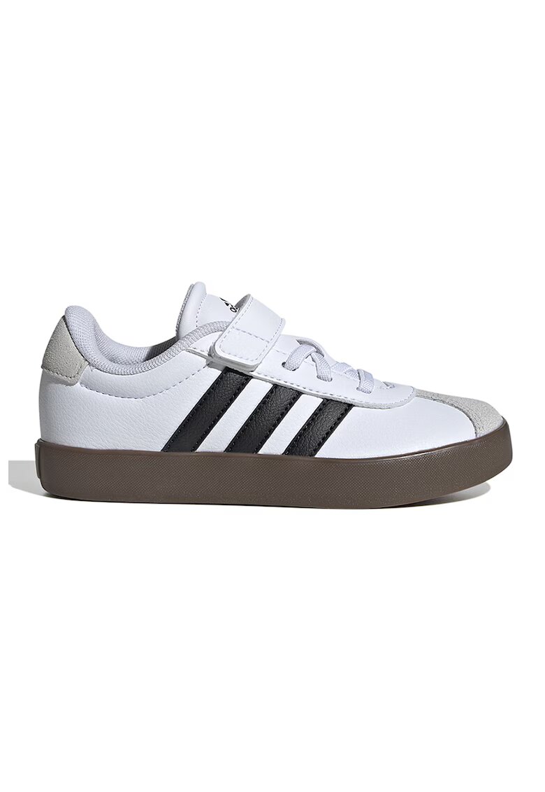 adidas Sportswear Спортни обувки VL Court 3.0 от кожа и велур - Бял