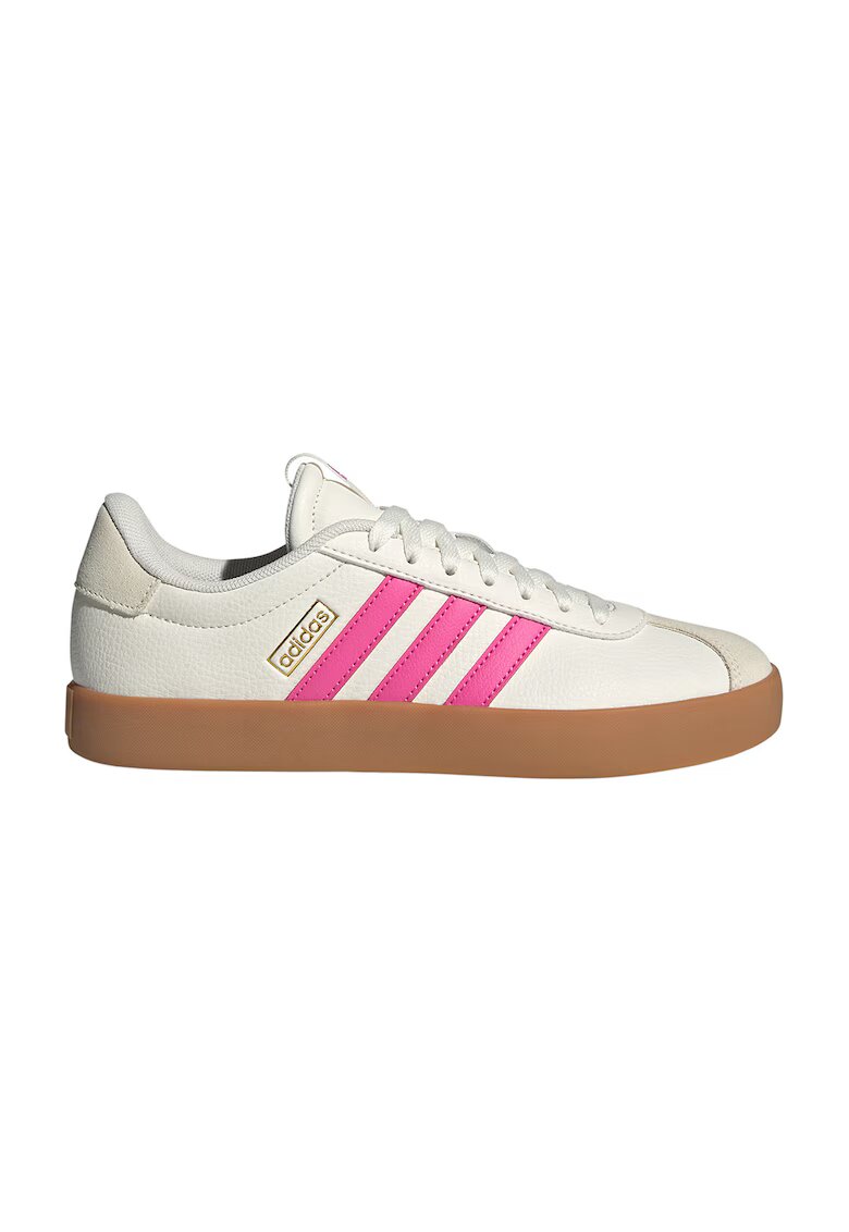 adidas Sportswear Спортни обувки VL Court 3.0 с велур - Яркорозово/Карамел/Крем