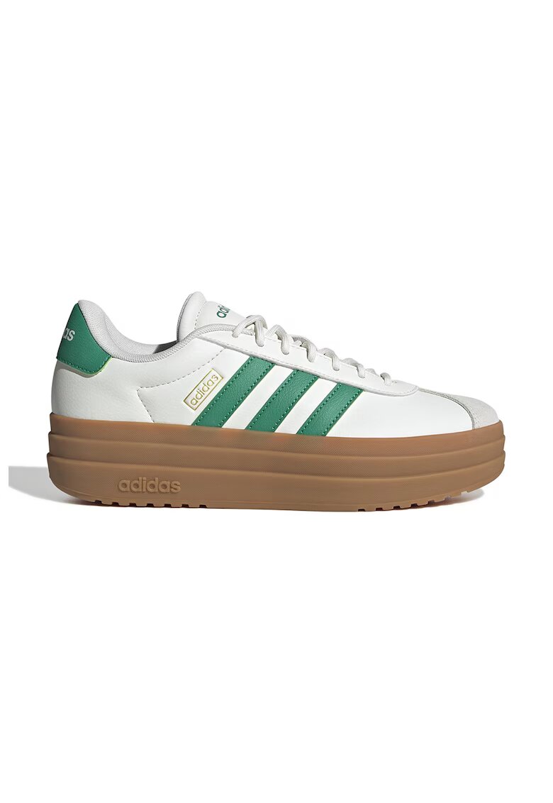 adidas Sportswear Спортни обувки VL Court Bold с велур - Бял/Аква зелено