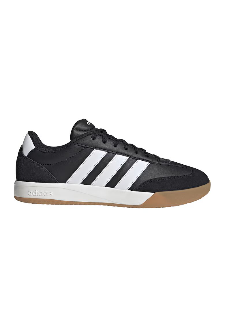 adidas Sportswear Спортни обувки VL Court с еко велур - Черен/Бял