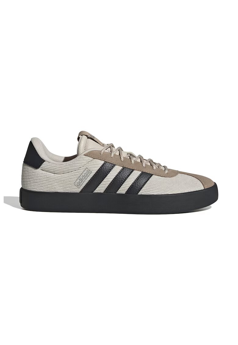 adidas Sportswear Спортни обувки VLCourt 3.0 с велур - Слонова кост/Tъмносив