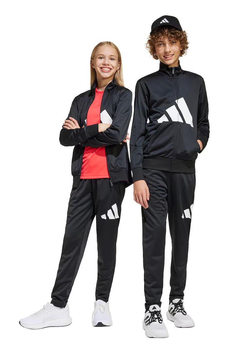 adidas Sportswear Стандартен спортен екип с лого Бял/Черен