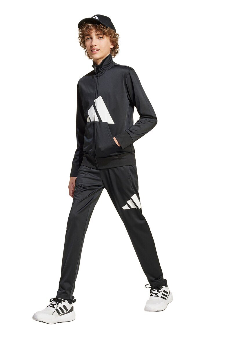 adidas Sportswear Стандартен спортен екип с лого Бял/Черен