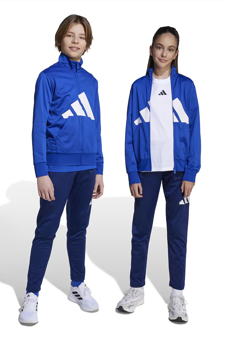 adidas Sportswear Стандартен спортен екип с лого Бял/Кралско Синьо