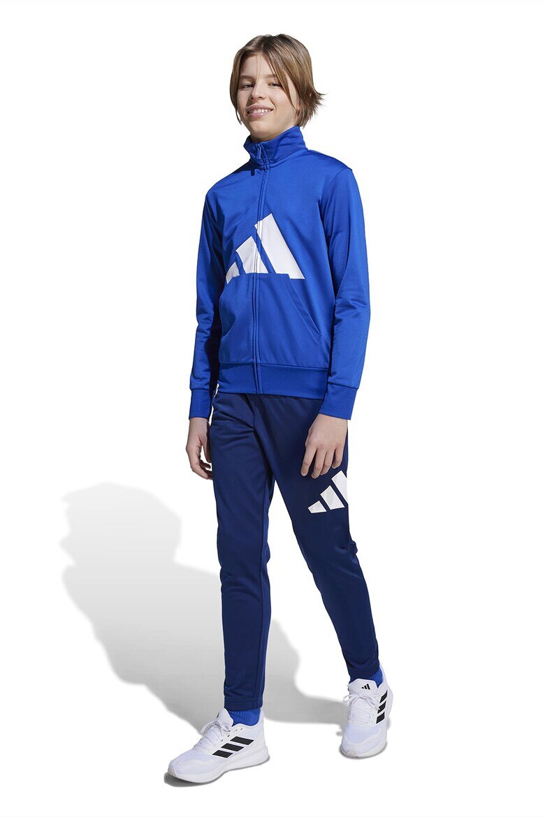 adidas Sportswear Стандартен спортен екип с лого Бял/Кралско Синьо