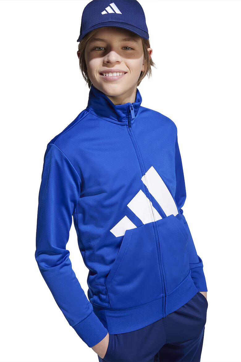 adidas Sportswear Стандартен спортен екип с лого Бял/Кралско Синьо