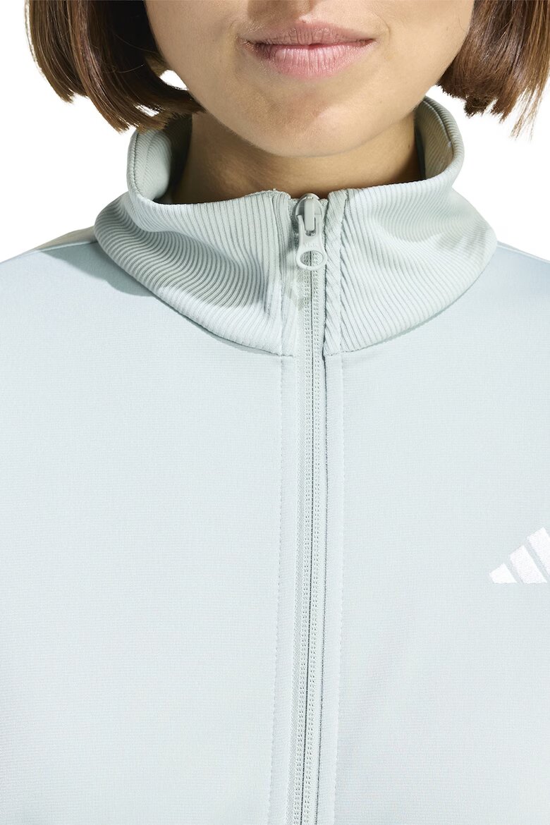 adidas Sportswear Стандартен спортен екип W Feelcozy TZ с лого Бледозелен