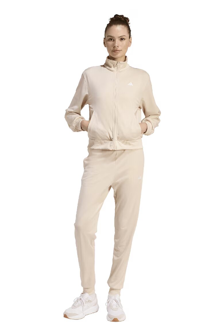 adidas Sportswear Стандартен спортен екип W Feelcozy TZ с лого Бял/Бежов