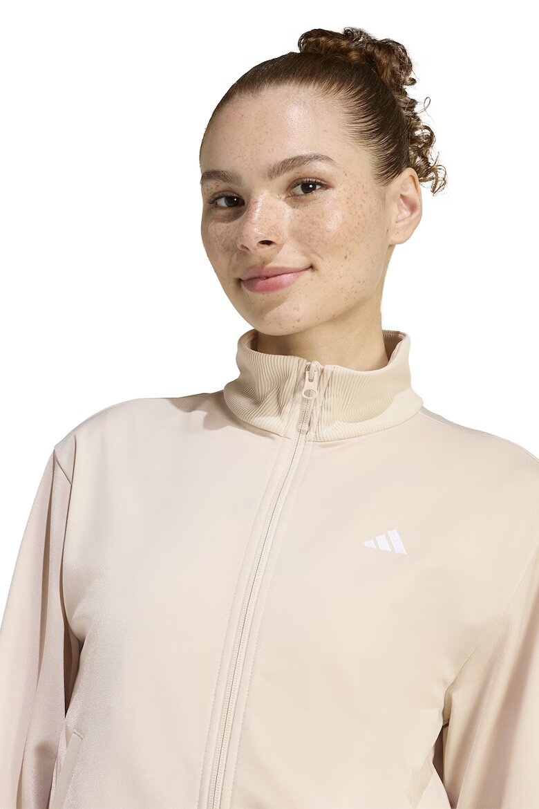 adidas Sportswear Стандартен спортен екип W Feelcozy TZ с лого Бял/Бежов