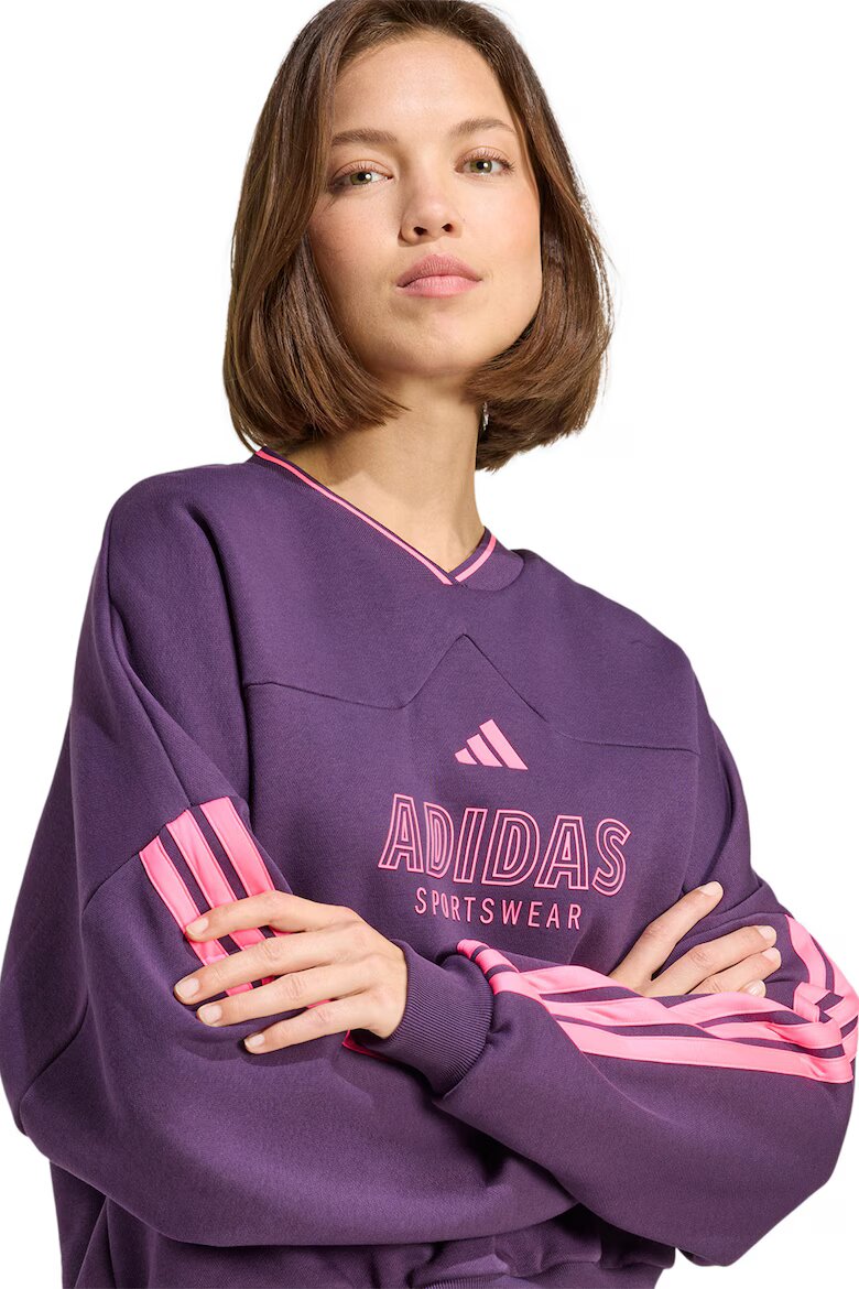 adidas Sportswear Суитшърт с лого Виолетов/Розово