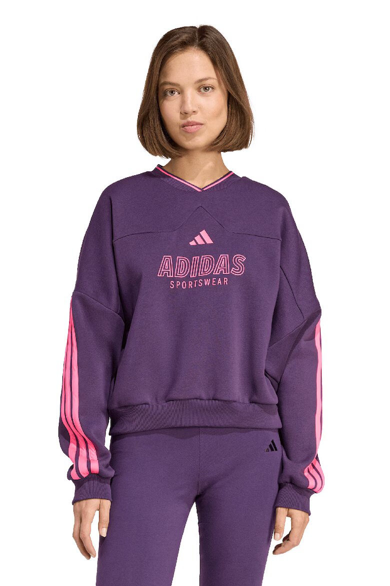 adidas Sportswear Суитшърт с лого Виолетов/Розово