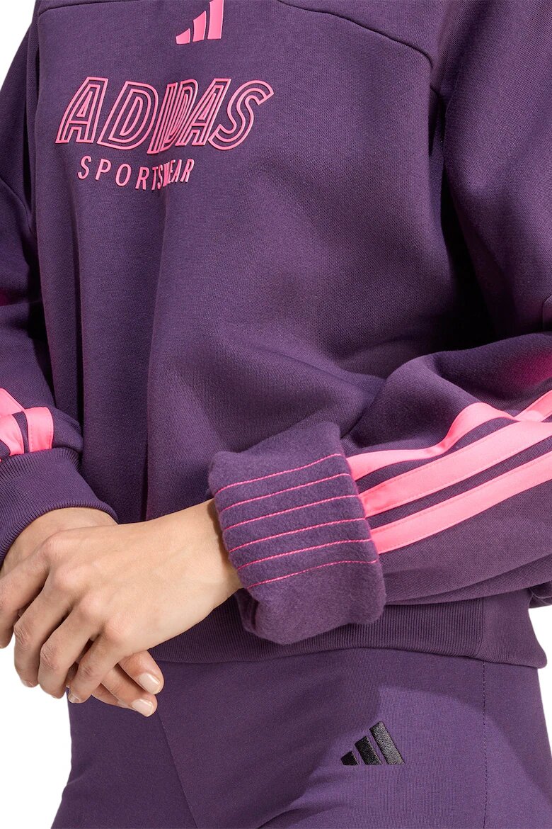 adidas Sportswear Суитшърт с лого Виолетов/Розово