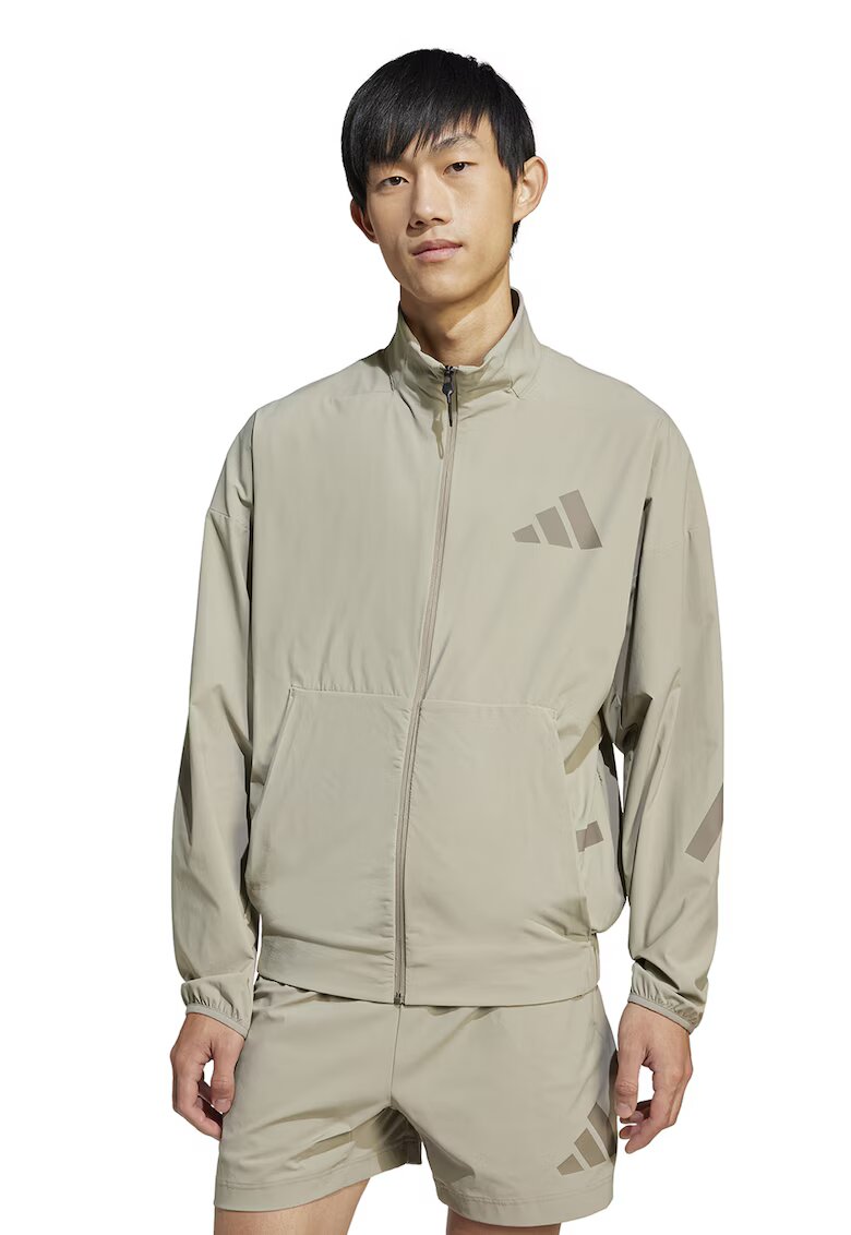 adidas Sportswear Суитшърт с цип и странични джобове