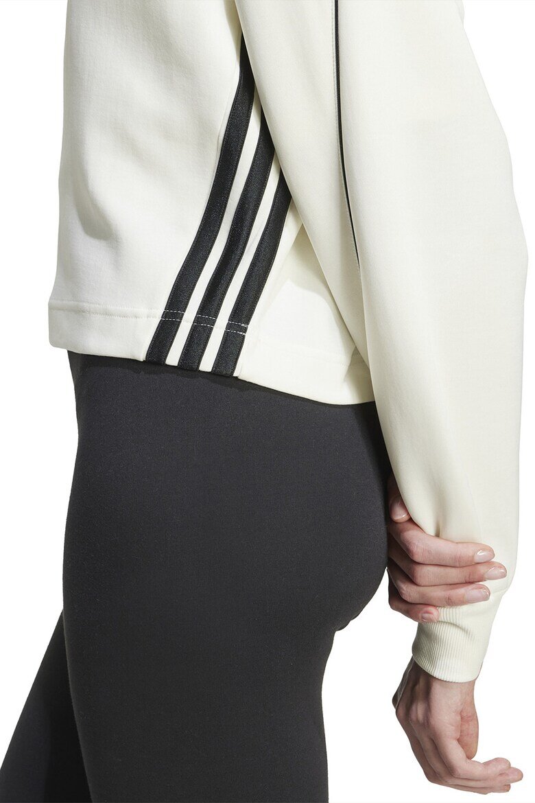 adidas Sportswear Суитшърт Stadium с ръкави реглан Черен/Мръснобял