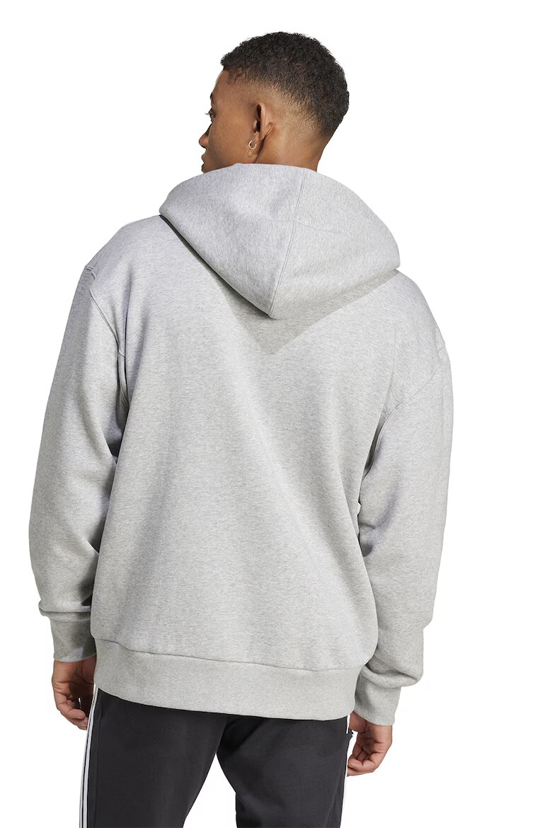 adidas Sportswear Свободно худи ALL SZN с цип Светло сив