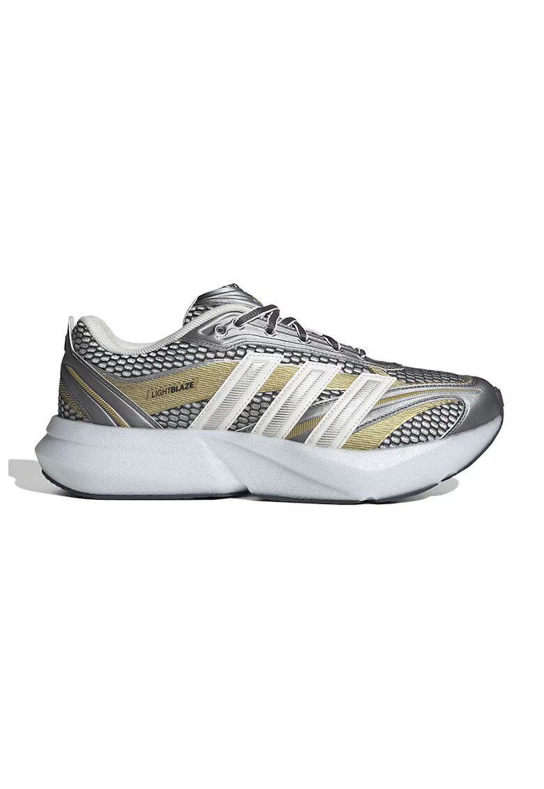 adidas Sportswear Текстилни маратонки Lightblaze Glow с метален ефект - Сив/Сребрист/Тъмножълт