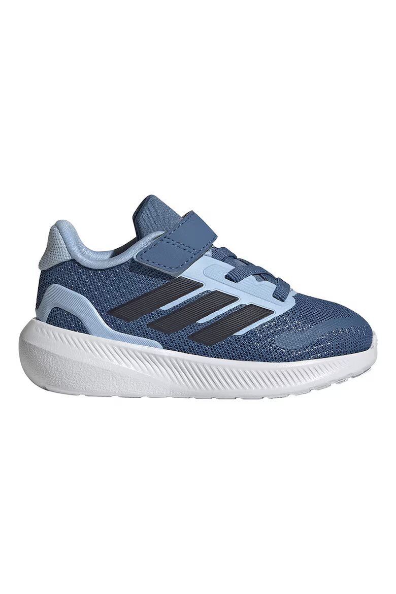 adidas Sportswear Текстилни спортни обувки Run Falcon 5 с велкро Черен/Тъмносин/Лавандула