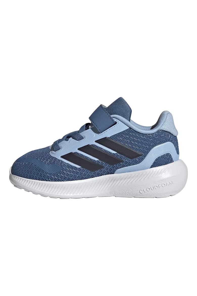 adidas Sportswear Текстилни спортни обувки Run Falcon 5 с велкро Черен/Тъмносин/Лавандула