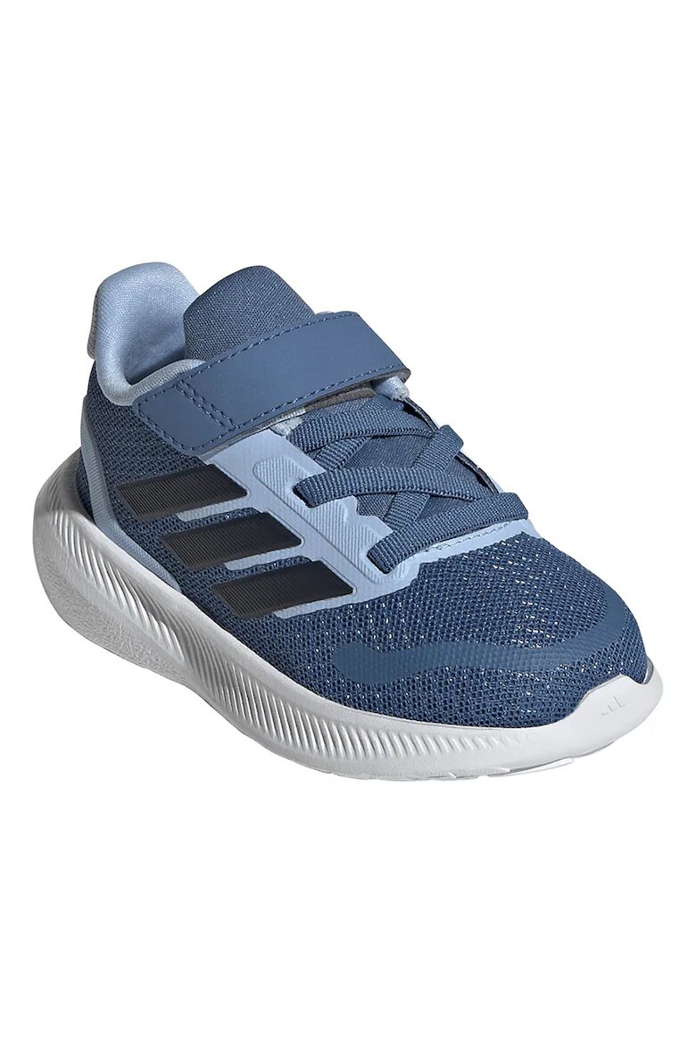 adidas Sportswear Текстилни спортни обувки Run Falcon 5 с велкро Черен/Тъмносин/Лавандула