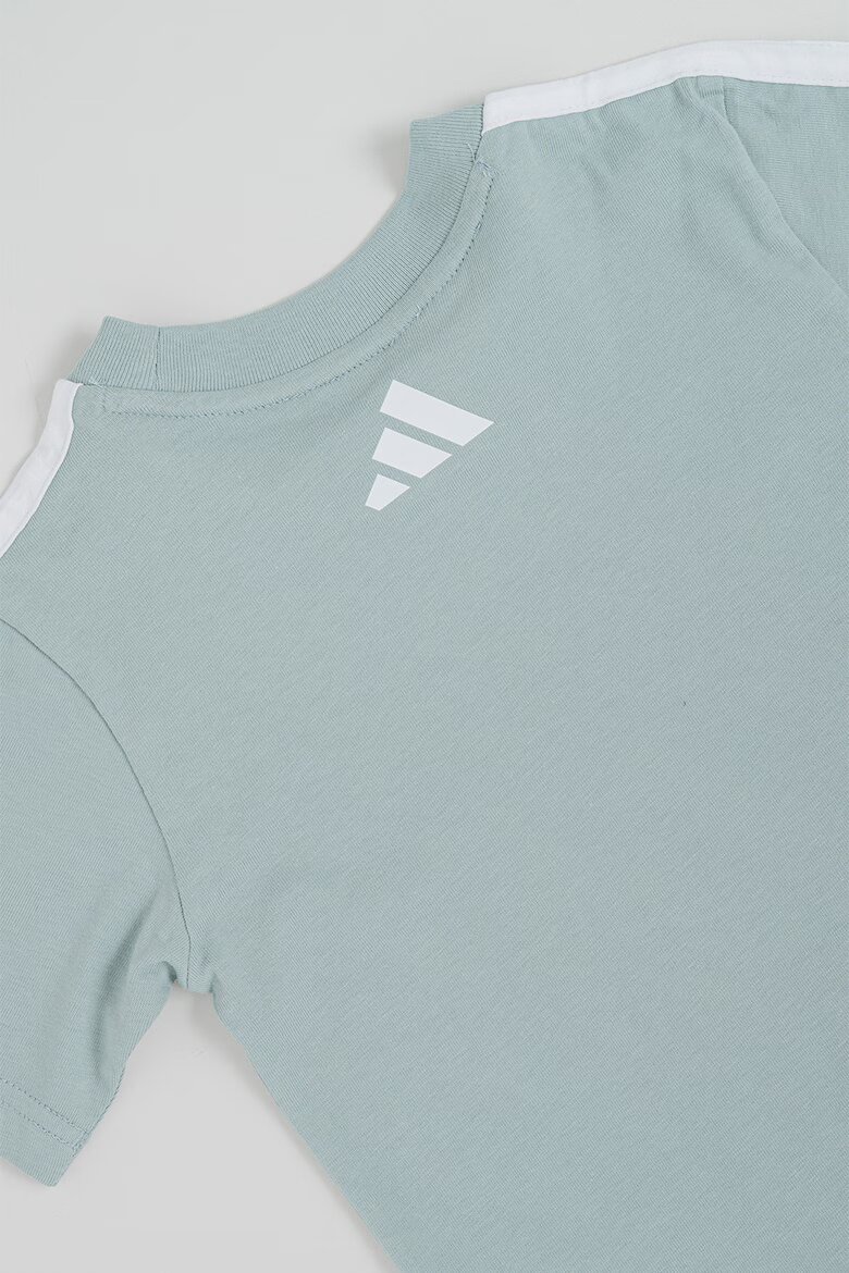 adidas Sportswear Тениска и шорти Бял/Бледозелен/Каки