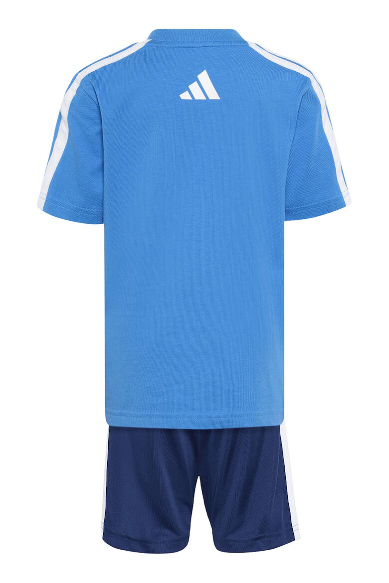 adidas Sportswear Тениска и шорти Бял/Светлосин/Тъмносин