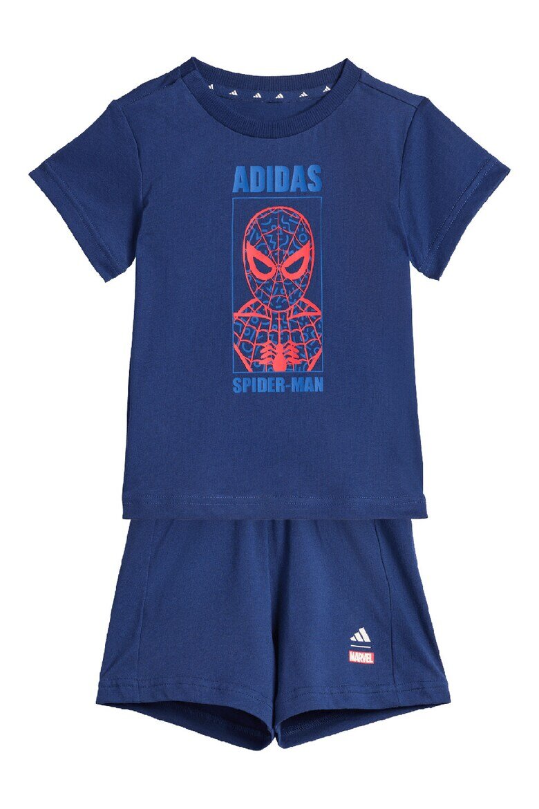 adidas Sportswear Тениска и шорти Marvel Червен/Тъмносин