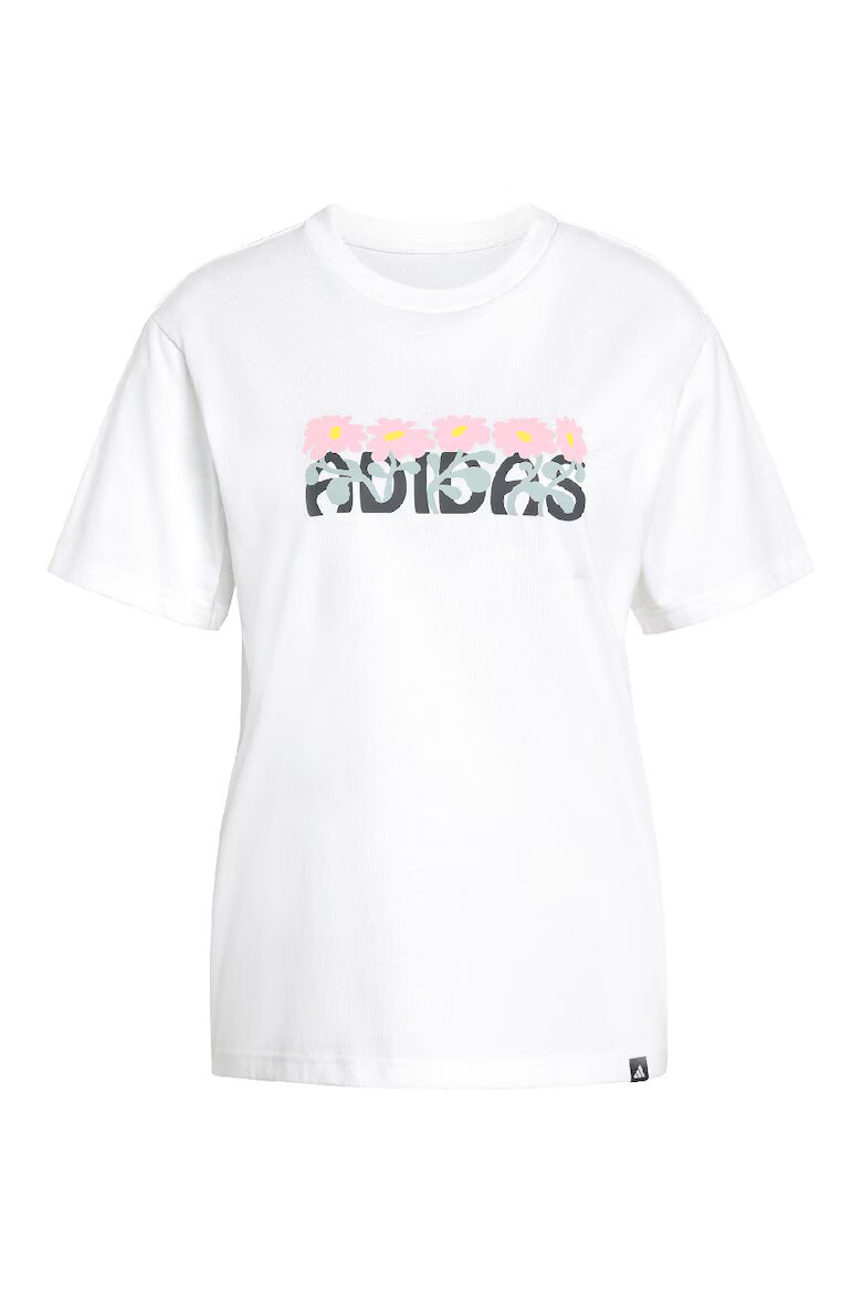 adidas Sportswear Тениска с лого Бял