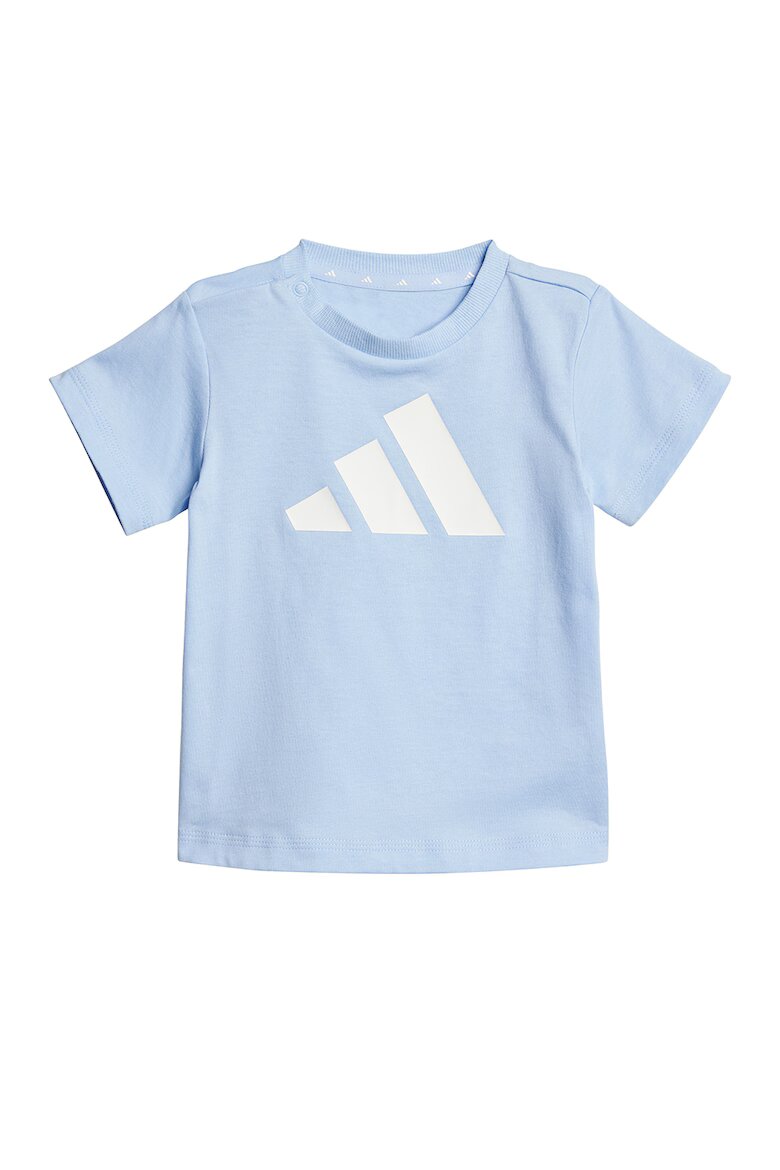 adidas Sportswear Тениска с лого и къс панталон Пастелносин/Кралско Синьо/Бял