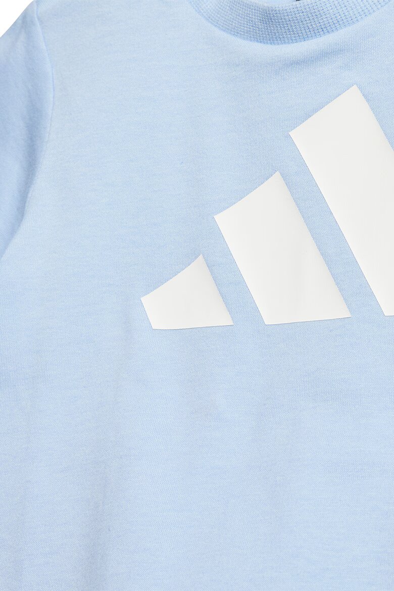 adidas Sportswear Тениска с лого и къс панталон Пастелносин/Кралско Синьо/Бял