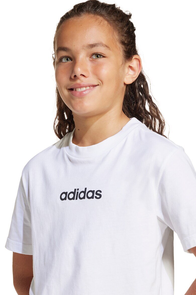 adidas Sportswear Тениска с овално деколте и лого
