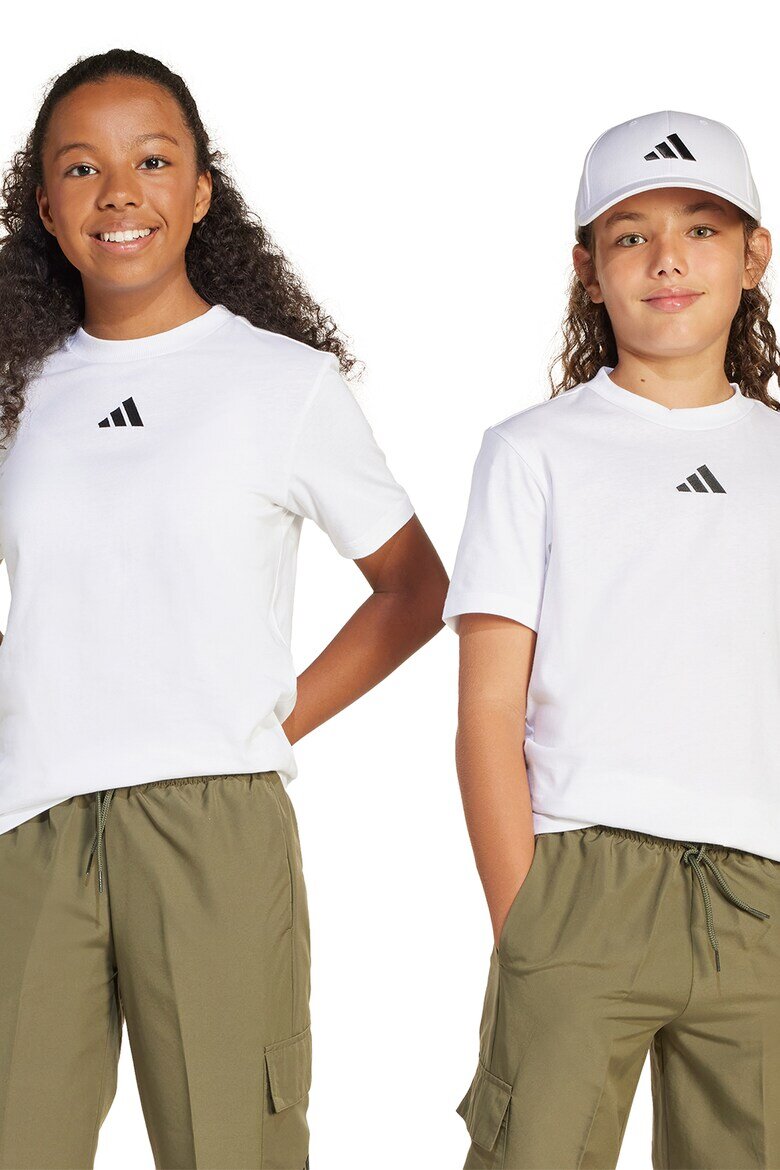 adidas Sportswear Унисекс памучна тениска с овално деколте