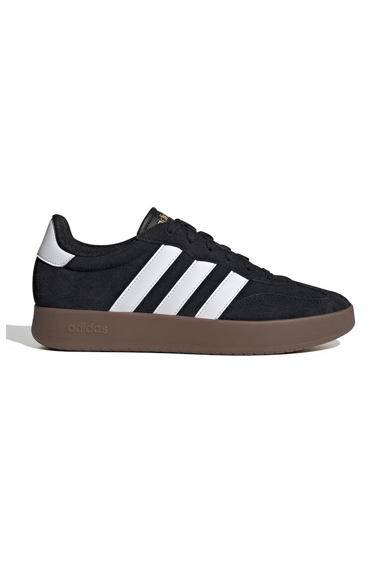 adidas Sportswear Велурени спортни обувки Barreda с еко кожа - Бял/Черен