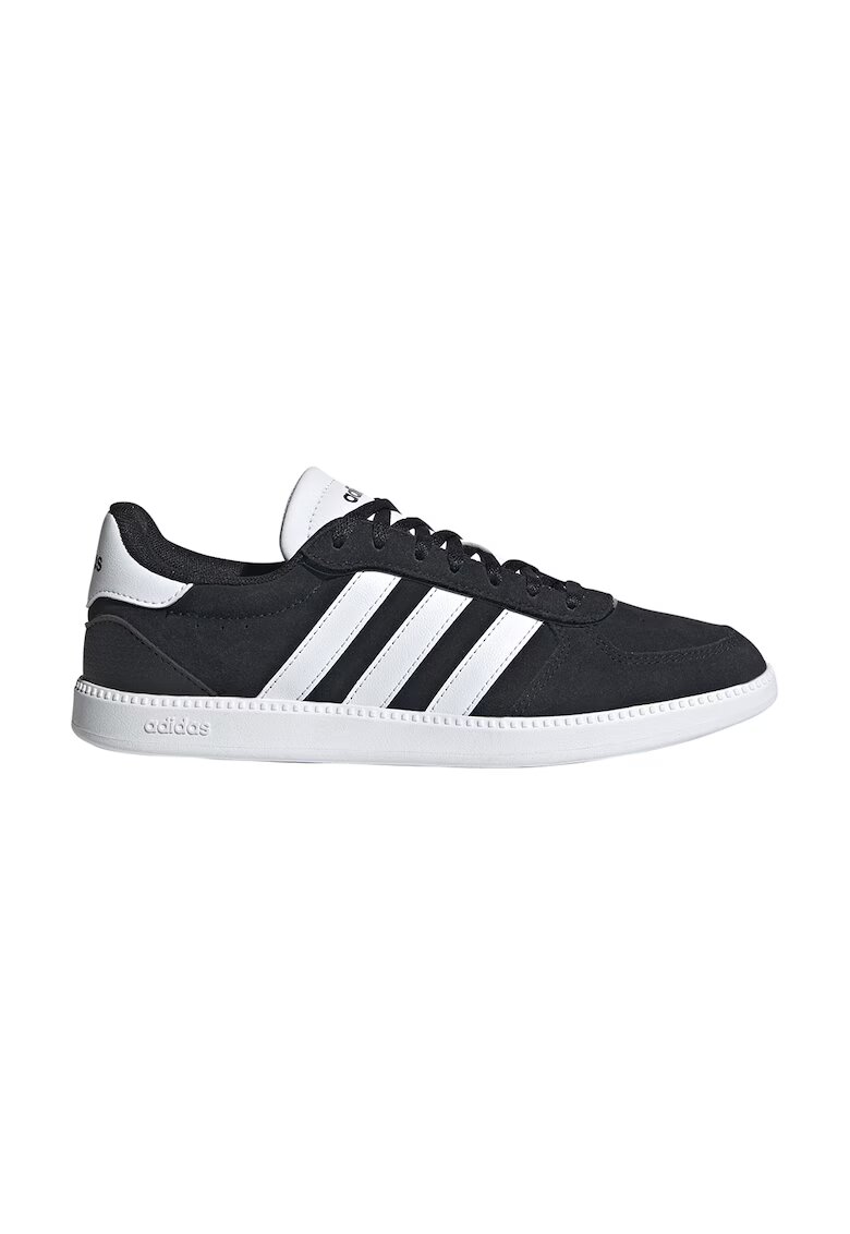 adidas Sportswear Велурени спортни обувки Breaknet Sleek с лого - Бял/Черен