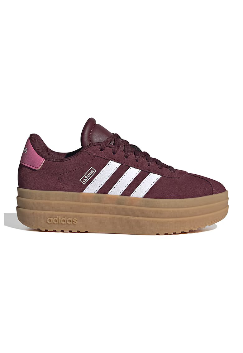 adidas Sportswear Велурени спортни обувки Court Bold с равна пларформа