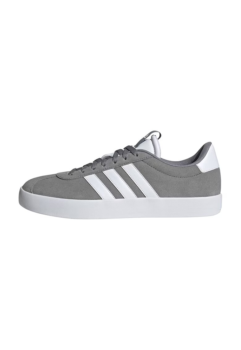 adidas Sportswear Велурени спортни обувки VL Court 3.0 - Бял/Сив