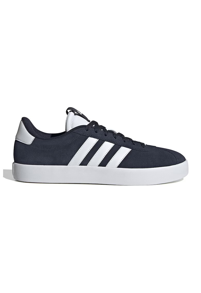 adidas Sportswear Велурени спортни обувки VL Court 3.0 - Бял/Тъмносин