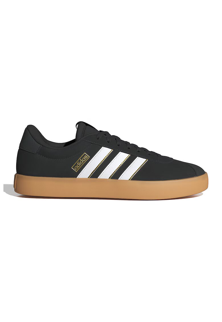 adidas Sportswear Велурени спортни обувки VL Court 3.0 - Черен/Бял