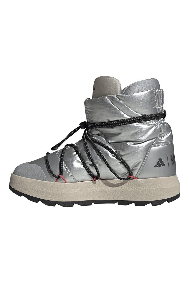 adidas Sportswear x Moon Boots Боти с метален ефект Сребрист