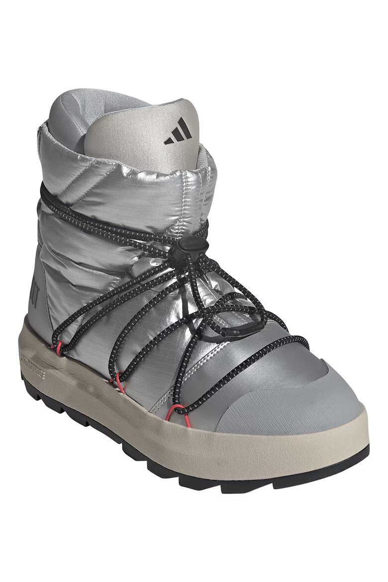 adidas Sportswear x Moon Boots Боти с метален ефект Сребрист