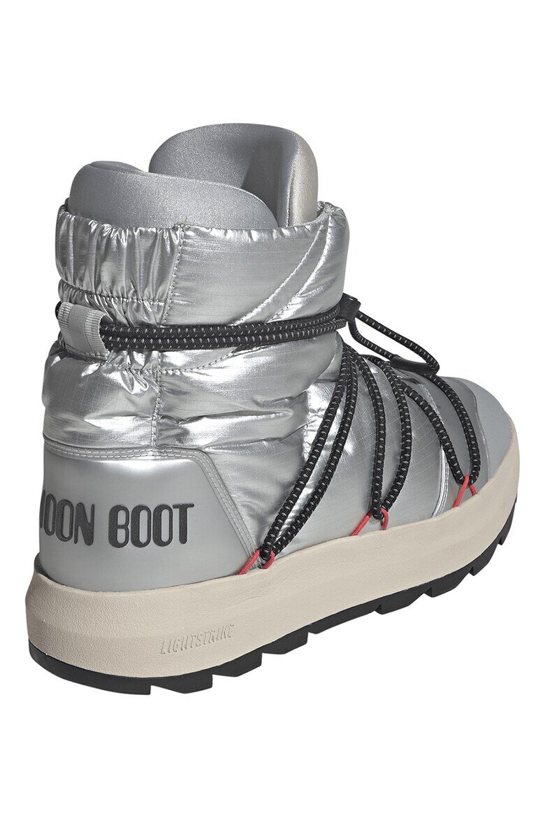 adidas Sportswear x Moon Boots Боти с метален ефект Сребрист