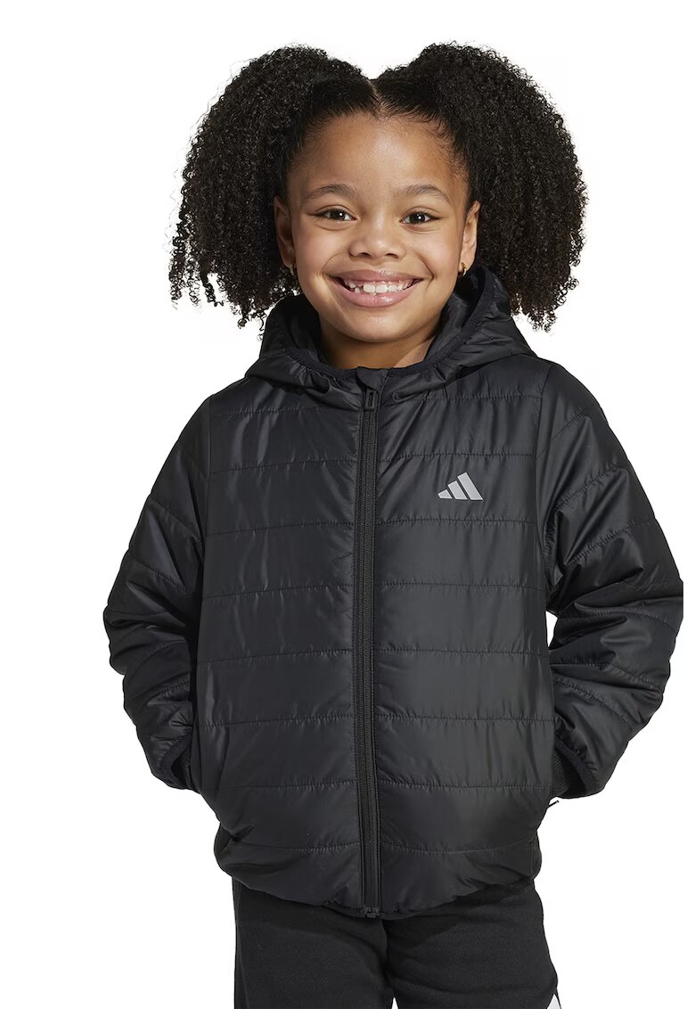 adidas Sportswear Яке с цип и светлоотразителни детайли