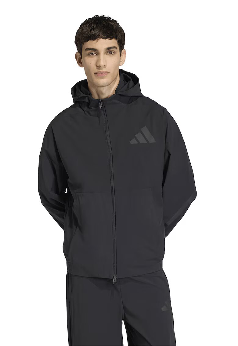 adidas Sportswear Яке Z.N.E. с качулка - Черен